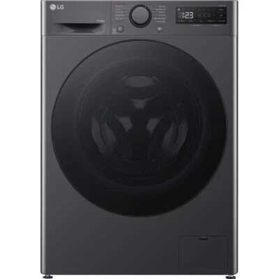LG FWY706GBTN1 Free Standing Washer Dryer 10Kg 1400 rpm Slate Grey D Rated - Image 1 of 4