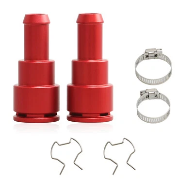 2x conectores de alumínio núcleo aquecedor tubo refrigerante mangueira conector para Buick Rainier - Imagem 1 de 4