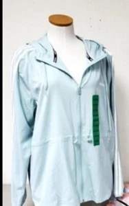 Adidas Mint Green Running Jogging Training Track Jacket Women's Size XL - Picture 1 of 5