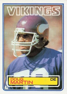 1983 Topps Football Doug Martin RC Rookie Minnesota Vikings #103 - Picture 1 of 2