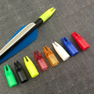 50Pcs Arrow Nocks 8mm Replacement Plastic Arrow Tails Shaft End Arcehry Hunting - Picture 1 of 23