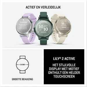Garmin Lily 2 Active - Stijlvolle GPS smartwatch - 33 sport-apps - 9 dagen batte - Zdjęcie 1 z 7