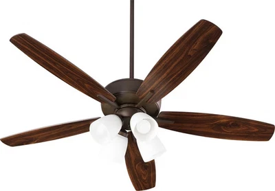 Quorum Breeze 4-Light 52" Indoor Ceiling Fan in Oiled Bronze - Image 1 of 2