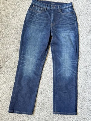 Lucky Brand Jeans Women's Size 10 High Rise Zoe Straight Stretch Dark Denim - Image 1 of 4