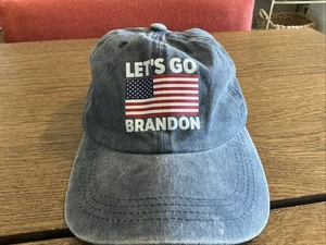 Gorra ajustable Let's Go Brandon gris - 100 % algodón - OSFM - Imagen 1 de 16