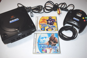 Dreamcast Black 2K Sports Edition HKT-3020 Bundle Sega Console Video Game System