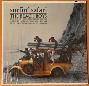 THE BEACH BOYS Surfin' Safari  CAPITOL 1962 MONO GARAGE LP  Shrink RARE  VG+ - Picture 1 of 2