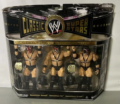 Jakks Pacific WWE/WWF Classic Superstars 3-Pack Demolition “Smash, Ax, & Crush” - Image 1 of 4