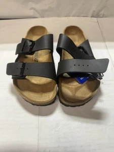 Birkenstock Arizona Black Leather Size 5 Men / 7 ( Used Once* ) - Picture 1 of 14
