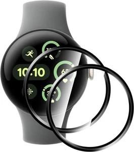 For Google Pixel Watch 1 , 2 , 3 Full Cover Screen Protector 41mm , 45mm TPU 3D - Picture 1 of 14