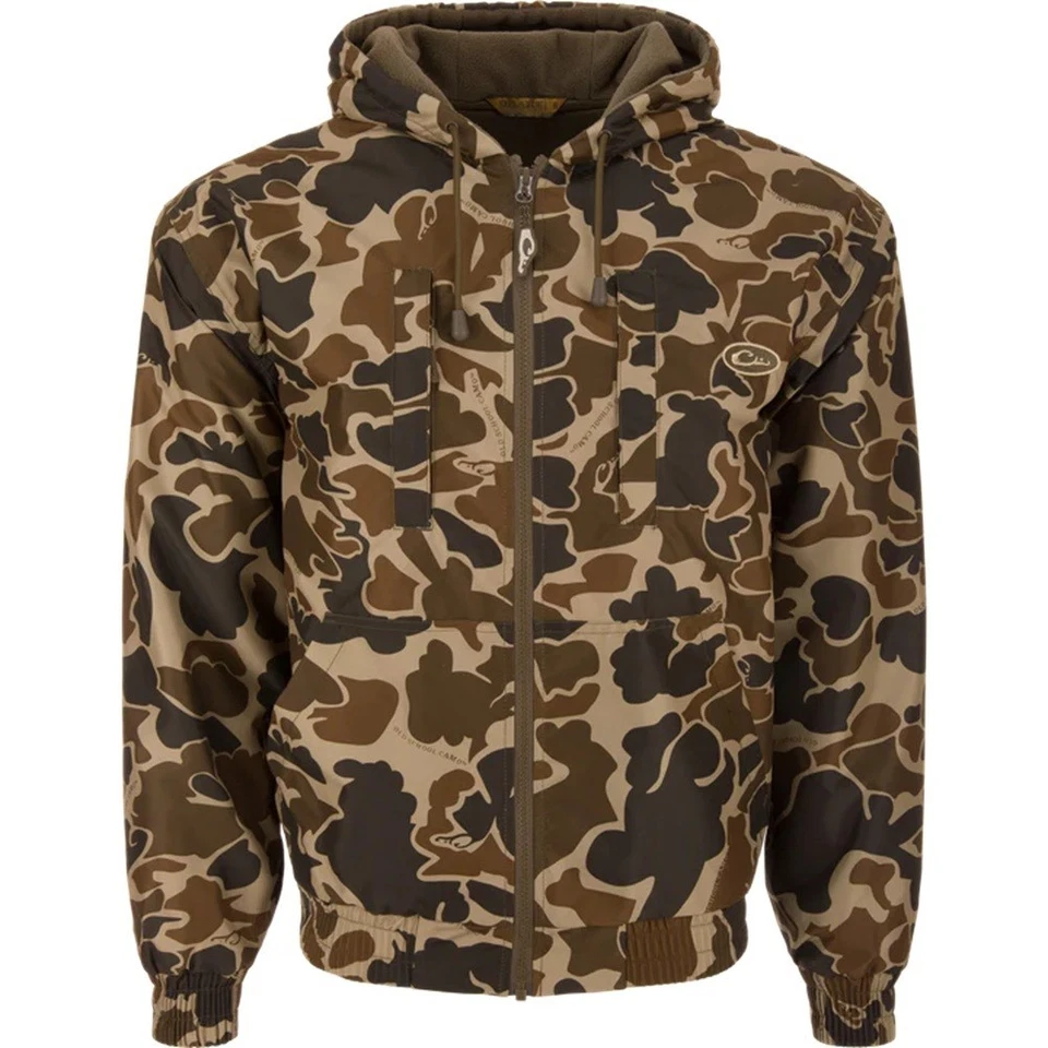 Drake Waterfowl MST Waterproof Full Zip Hooded Jacket CHOOSE SIZE AND CAMO - Image 1 of 1