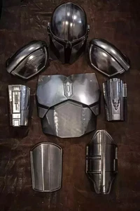Aesthetic Vintage Mandolorian Armor Set Fighting Costume Medieval Knight Wearabl - Picture 1 of 7