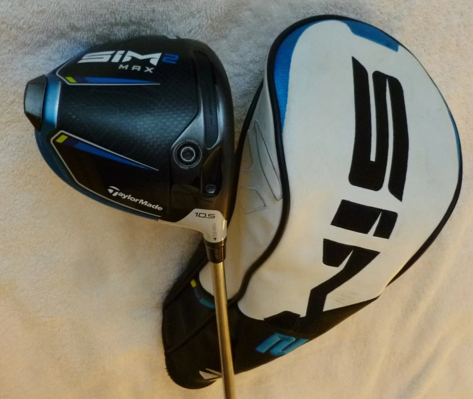TaylorMade SIM 2 MAX 10.5° Driver Speeder 661 Evolution SR Flex RH  & HC - Image 1 of 4