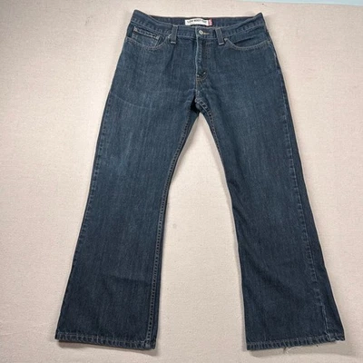 Jeans masculino vintage Levis 527 34x30 corte bota baixa Y2K jeans ocidental 2000 - Imagem 1 de 4