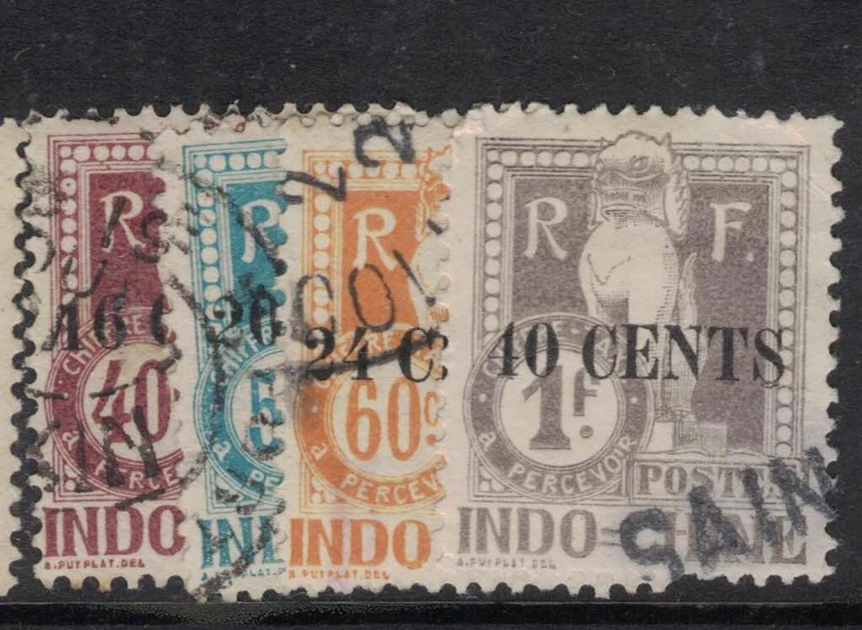 French Indochina SC J25-8 VFU (1fmc) - Image 1 of 1