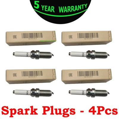 Set of 4 06K-905-601B 94833 ngk Spark Plug For A3 A4 A6 Q5 Q7 Macan GTI Golf OEM - Image 1 of 4