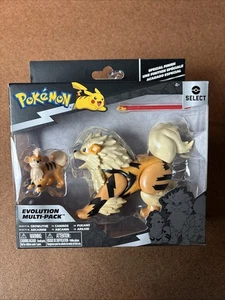 Pokemon Select Evolution Multipack Growlithe Arcanine PKW2804 NUEVO EN CAJA - Imagen 1 de 13