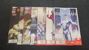 2015 MARVEL COMICS SUPERIOR IRON MAN SET #1-7 VF+/NM- UNREAD 1ST APP AI IRON MAN - Picture 1 of 4