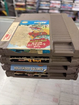 4 Game Pack Bundle Worn Label  (Nintendo Entertainment System, 1989) - Image 1 of 4