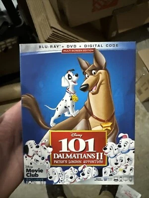 2013 Walt Disney 101 Dalmations 2 Blu Ray And DVD (With Slipcover) (New, Sealed) - Image 1 of 2