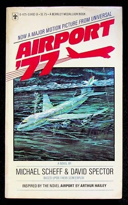 Airport '77 1977 Jack Lemmon Lee Grant Darren McGavin Movie Tie-in 1st Ed. PB - Image 1 of 4