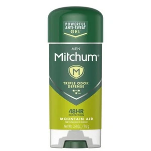 Mitchum Men Triple Odor Defense Gel Antiperspirant/ Deodorant Mountain Air 3.4oz - Picture 1 of 1