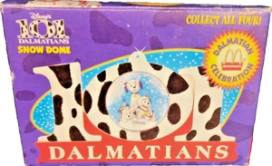 Vtg McDonalds Happy Meal Toy Disney 101 Dalmatians Themed Snow Globe Ornament - Picture 1 of 9