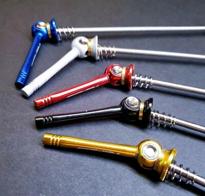 50g Titanium Bicycle Skewers QR Road-MTB Bike Ti Quick Release 9*135mm - Image 1 of 3