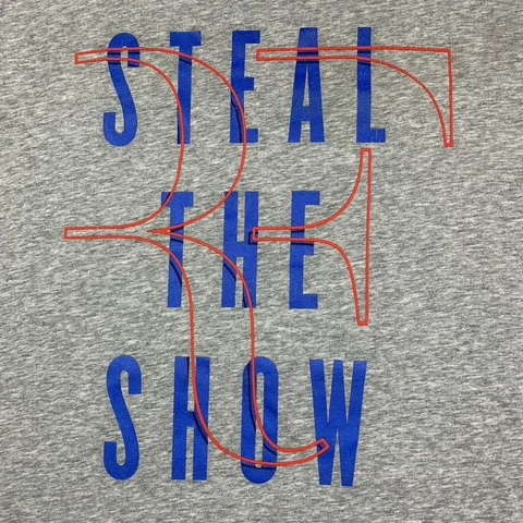 Nike Roger Federer RF Men's "Steal The Show" Athletic Cut T-Shirt Gray • Large Cover