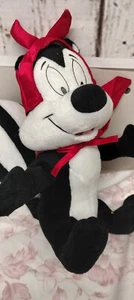 Disfraz de peluche vintage de Pepe Le Pew en Diablos 10 pulgadas - Imagen 1 de 4