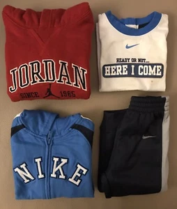 LOT OF 4 - Nike Toddler’s Hoodie/Jacket/Tee/Sweatpants - SIZE 18M/2T - Pre-owned - Picture 1 of 12