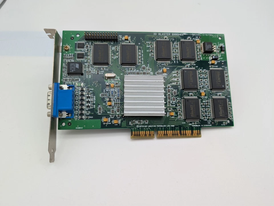Creative Labs 3D Blaster Banshee 16MB AGP (CT6750) - Tested and Working - Image 1 of 4