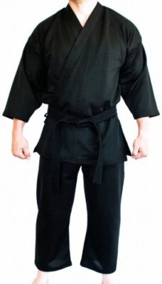 Uniforme de Karate Gi Deportes Marciales Peso Pesado 14oz - Negro/Rojo/Azul Envío Gratis Foto 1 de 2