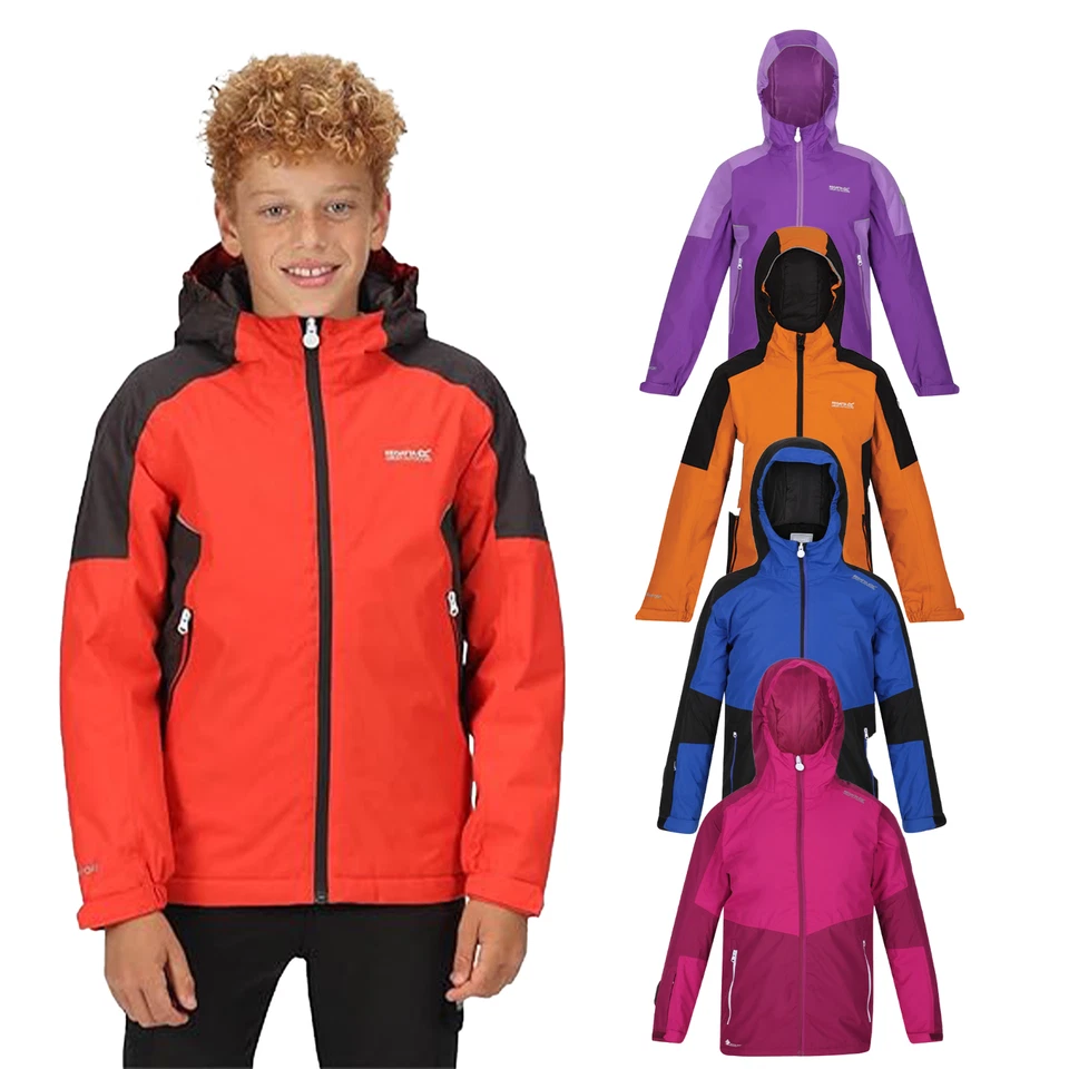 Regatta Kids Boys Girls Hurdle IV Padded Waterproof Jacket Rain Coat RRP 80 - Image 1 of 1