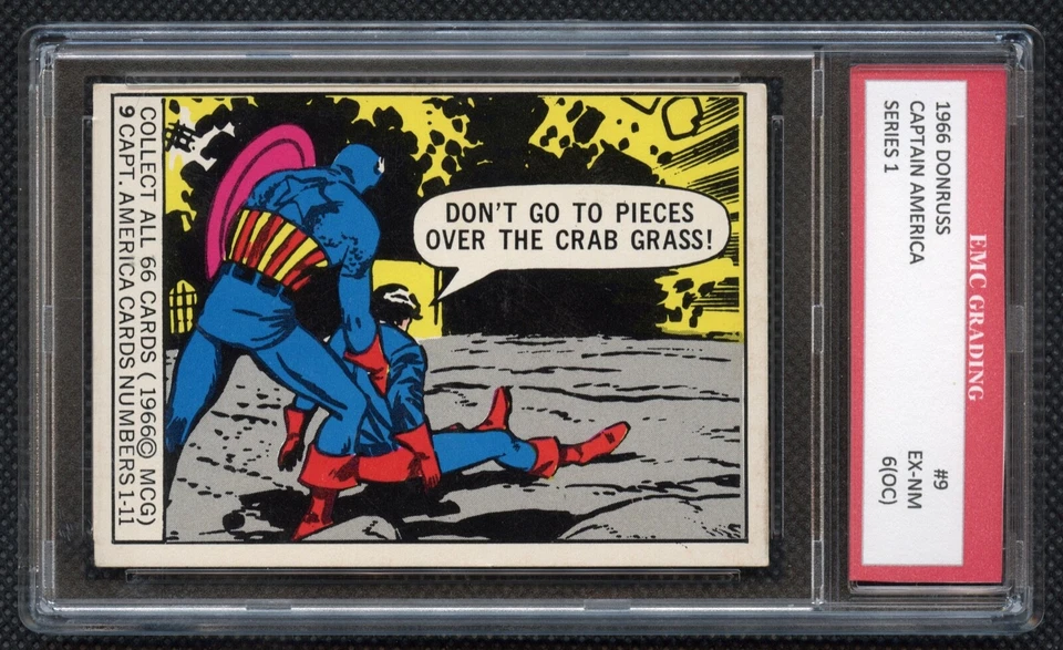 Donruss Marvel Capitán América 1966 novato/"Bucky" Barnes novato #9 EMC 6 (OC) Foto 1 de 2