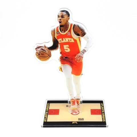 Dejounte Murray Figure - #5 of Atlanta Hawks Handles the Ball Figurine Ornament Cover