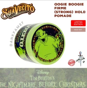 Suavecito Oogie Boogie Firme/Strong Hold Pomade 4oz **LAST ONES** Nightmare Worm - Picture 1 of 4