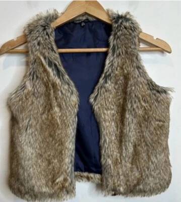 Chaleco de piel sintética George Girls L Foto 1 de 4