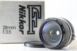 [MINT in BOX] Nikon NIKKOR 28mm f/3.5 Non-Ai Standard Prime Lens From Japan - Picture 1 of 10