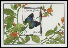 Sierra Leone 1989 - Mi-Nr. Block 109 ** - MNH - Schmetterlinge / Butterflies