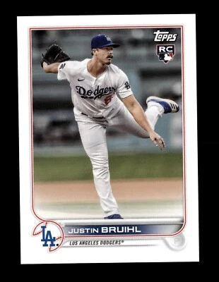 2022 Topps Mini #658 Justin Bruhl Los Angeles Dodgers Rookie RC - Image 1 of 2