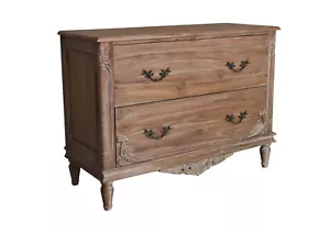 Belle Chest of Drawers | Weathered Finish | 2 Drawers | French Style NEW CHTT030 - Picture 1 of 7