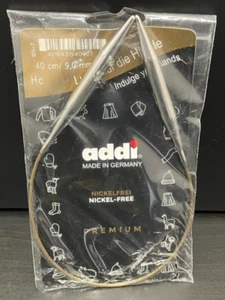 ADDI PREMIUM CIRCULAR KNITTING NEEDLES NICKEL-FREE 9.0 MM / 40 CM - Picture 1 of 2