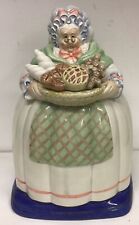 Collectable Large cookie jar -Grandma with baked goods Copyright FF