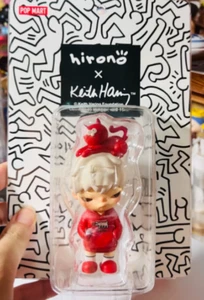 AUTHENTIC HIRONO × KEITH HARING FIGURE DOLL TOY GIFT CUTE SEALED LIMITED EDITION - Picture 1 of 3