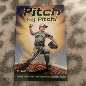 Winning Mental Game Strategies For Young Baseball Players. Pitch By Pitch PB New - Picture 1 of 2