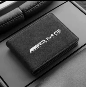 AMG Mercedes Benz Führerschein Aufbewahrungsbrieftasche / alcantara - Bild 1 von 5