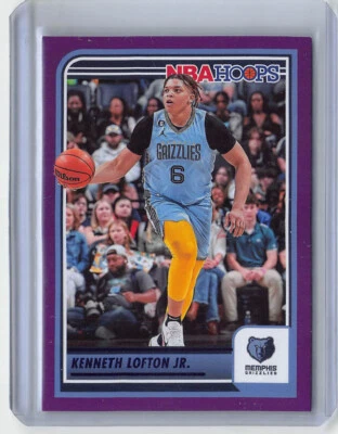 2023-24 Panini NBA Hoops #75 Kenneth Lofton Jr. Purple - Image 1 of 2