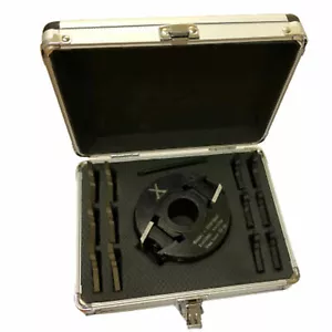 40mm Wide x 93mm Dia x 30mm Spindle Moulder Cutter Block with 6 Knife Set - Picture 1 of 15