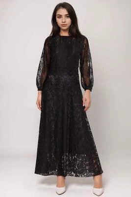 Johnny Was Biya Black Thea Lace Dress B33724-O - Image 1 of 4